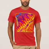 Einbinden von farbenfrohen Mustern T-Shirt (Vorderseite)