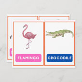 Einbinden von frei lebenden Tieren Postkarte (Vorne/Hinten)