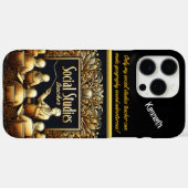 Einbindung des Lehrers in Sozialwissenschaften Case-Mate iPhone Hülle (Rückseite (Horizontal))