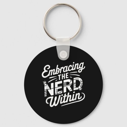 Einbindung des Nerds innerhalb Schlüsselanhänger (Vorderseite)