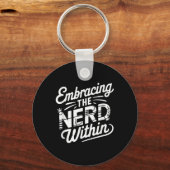Einbindung des Nerds innerhalb Schlüsselanhänger (Vorderseite)