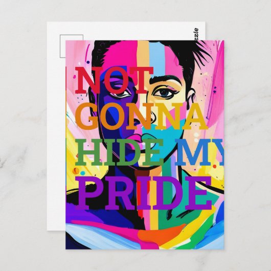 Einbindung meiner Authentizität Postkarte (Vorne/Hinten)