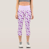 Einblenden von Design Sie wählen Hintergrundfarbe Capri Leggings (Vorderseite)