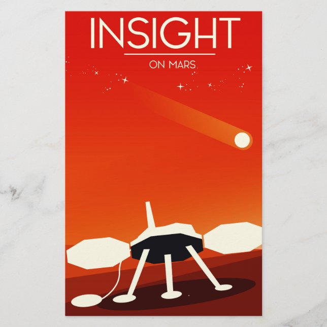 Einblick Mars Lander Raum Kunst (Vorderseite)