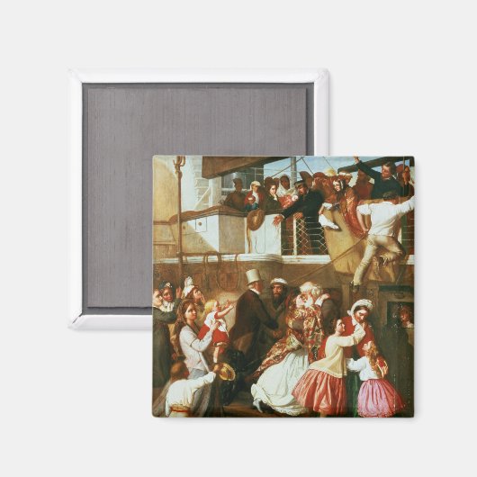 Einbootungsszene Magnet (Vorderseite/Rückseite)