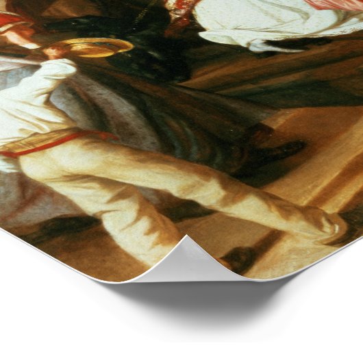 Einbootungsszene Poster (Ecke)