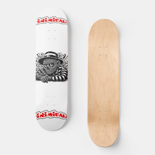 Einbrecher Skateboard (Vorderseite)