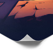 Einbrecherkatze Poster (Ecke)