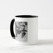 Einbrennende Pferde mit der Heugabelmarke Tasse (Vorderseite Links)