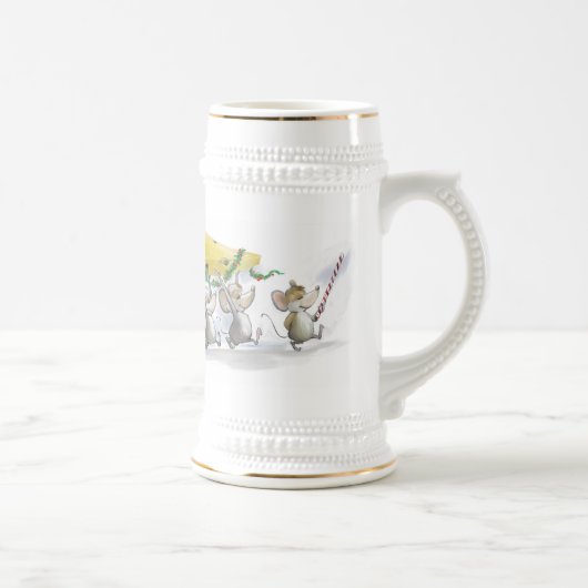 Einbringen des Weihnachtskäses Bierstein Bierglas (Rechts)