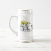 Einbringen des Weihnachtskäses Bierstein Bierglas (Links)