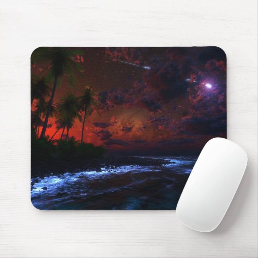 Einbruch der Nacht Mousepad (Mit Mouse)
