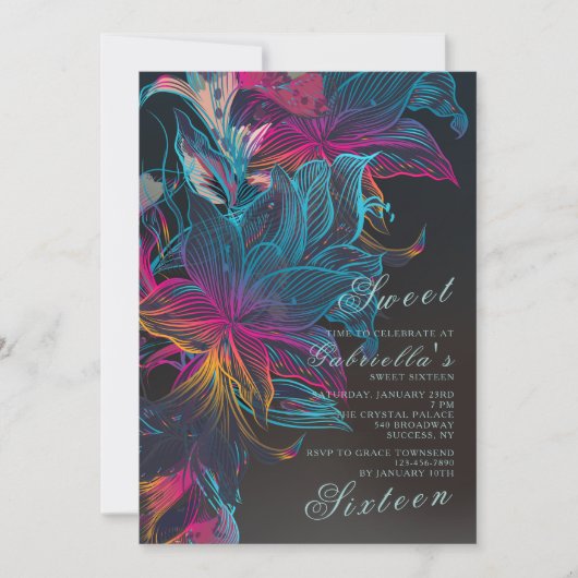 Einbruch- der Nachteinladung Einladung (Vorderseite)