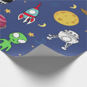 Einbruch in den Farbraum Geschenkpapier (Ecke)