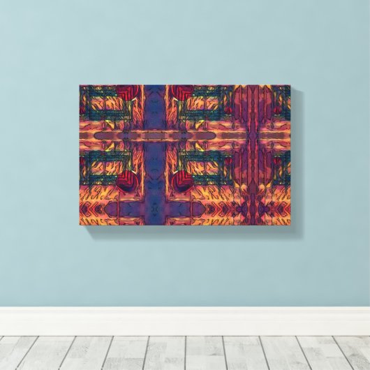 Einbruch Leinwanddruck (Insitu (Holzboden))