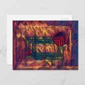 Einbruch Postkarte (Vorne/Hinten)