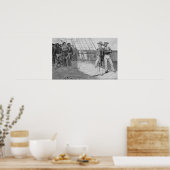 Eindämmung amerikanischer Seeleute Poster (Küche)