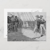 Eindämmung amerikanischer Seeleute Postkarte (Vorne/Hinten)