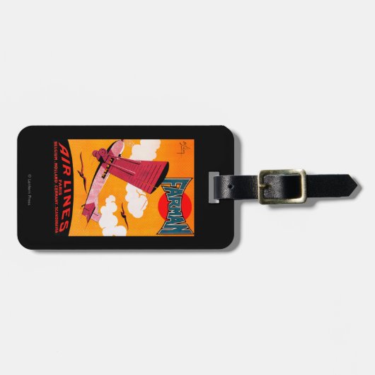 Eindecker-Plakat der Farman Gepäckanhänger (Vorderseite horizontal)