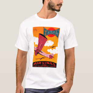 Eindecker-Plakat der Farman T-Shirt