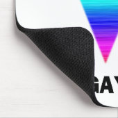 eindeutig schwul mousepad (Ecke)