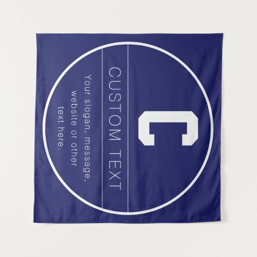 Eindeutige Bezeichnung und Monogramm-Vorlage | Mar Wandteppich (Vorderseite (Horizontal))