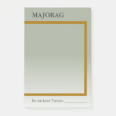 Eindeutige Hinweise Post-it Klebezettel (Vorderseite)