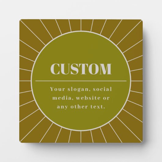 Eindeutige Vorlage für das Editierbare Retro-Desig Fotoplatte (Vorderseite)