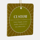 Eindeutige Vorlage für das Editierbare Retro-Desig Keramikornament (Rechts)