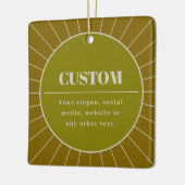 Eindeutige Vorlage für das Editierbare Retro-Desig Keramikornament (Links)