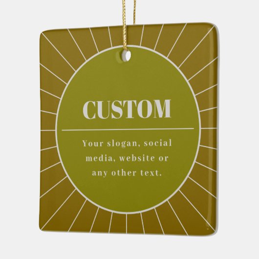 Eindeutige Vorlage für das Editierbare Retro-Desig Keramikornament (Links)