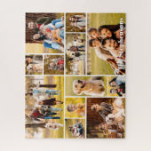 Eindeutiger 12 Name oder Text der Fotocollage Puzzle (Vertikal)