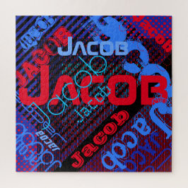 Eindeutiger benutzerdefinierbarer Name | Spaß farb Puzzle