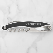 Eindeutiger Name eines personalisierten Kellnermesser (Rückseite)