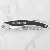 Eindeutiger Name eines personalisierten Kellnermesser (Vorderseite)