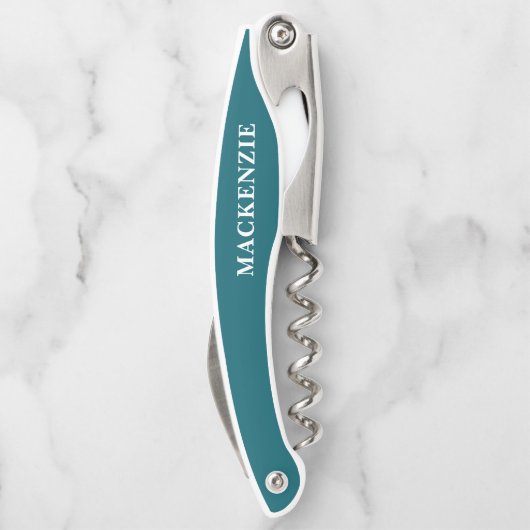 Eindeutiger Name eines personalisierten Kellnermesser (Rückseite)