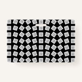 Eindeutiges Logo oder Bildmuster | Schwarz (bearbe Ausweis (Vorderseite)