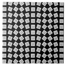 Eindeutiges Logo oder Bildmuster | Schwarz (bearbe