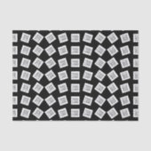 Eindeutiges Logo oder Bildmuster | Schwarz (bearbe Seidenpapier (Vorderseite)