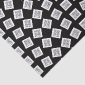 Eindeutiges Logo oder Bildmuster | Schwarz (bearbe Seidenpapier (Ausschnitt)