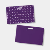 Eindeutiges Logo oder jedes hochgeladene Bildmuste Ausweis (Vorder- & Rückseite)