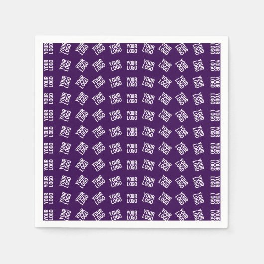 Eindeutiges Logo oder jedes hochgeladene Bildmuste Serviette (Vorderseite)