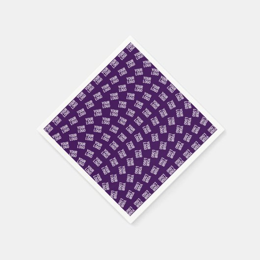 Eindeutiges Logo oder jedes hochgeladene Bildmuste Serviette (Ecke)