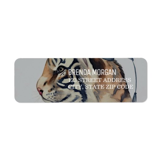 Eindeutiges Rückgabeadresse-Etikett (Vorne)