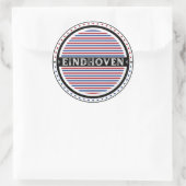 Eindhoven City Pride Emblem – Dutch Identity Runder Aufkleber (Tasche)