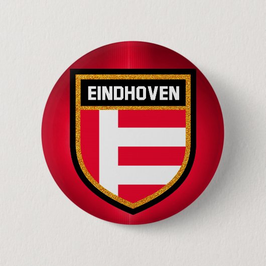 Eindhoven-Flagge Button (Vorderseite)