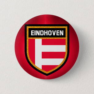 Eindhoven-Flagge Button