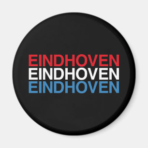 EINDHOVEN Niederländische Flagge Magnet