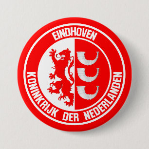 Eindhoven Round Emblem Button