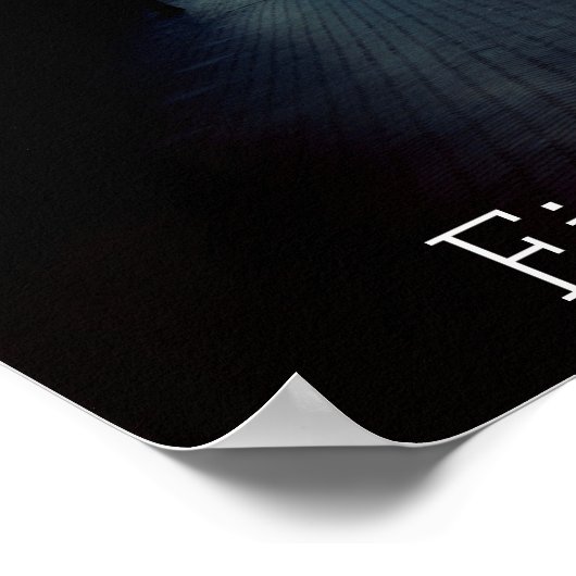 Eindhoven street & Catharinakerk, Niederlande Poster (Ecke)